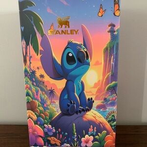 Stanley & LoveShackFancy Stitch 40oz Tumbler with straw, topper and dusty!!